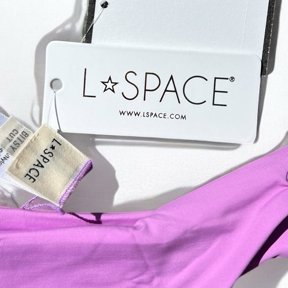 🌻NEW w.tags L*Space Purple Jewel Wilder Bikini Bottom Size Medium - Picture 8 of 10